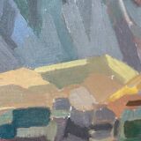 Swedish Oil on Panel – “Spanien” by Arne Bohman