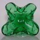 Green Sommerso Murano Glass Ashtray, Italy, 1960s