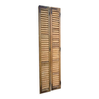 Pair of old shutters