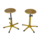 Set of two industrial stools