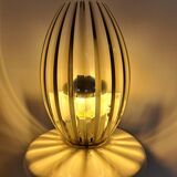 Slatted plexiglass wall light