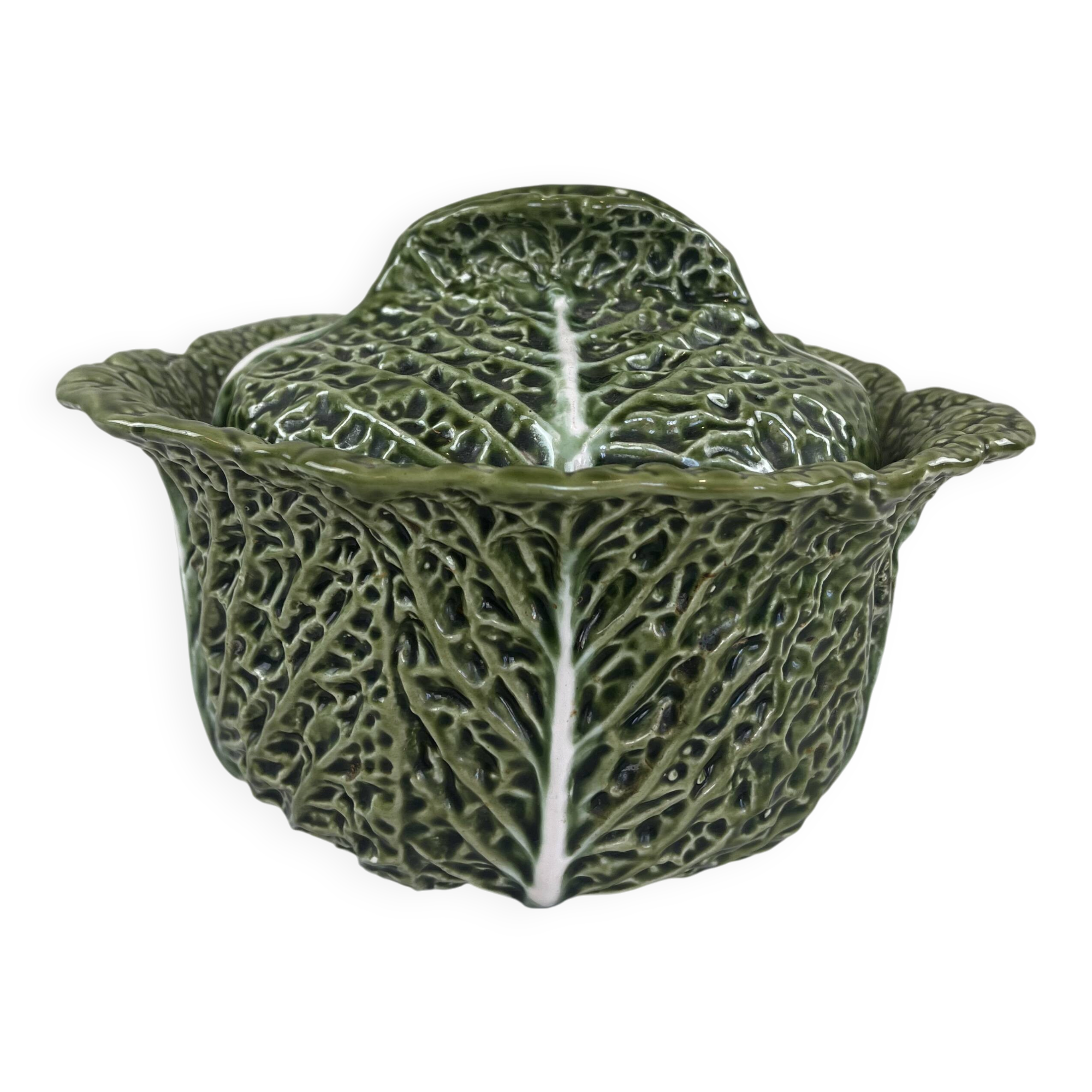 Portuguese cabbage soup tureen