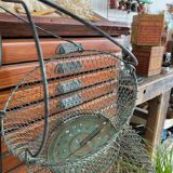 Old vintage metal basket