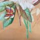 Vintage painting bouquet of peonies with butterflies 1890
