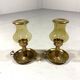 Peter Jensen Copenhagen brass candle holders Denmark 1960’s