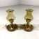 Peter Jensen Copenhagen brass candle holders Denmark 1960’s