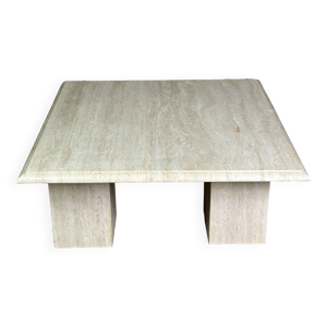 Table basse en travertin - 1980