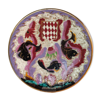 Monaco ceramic dish Monte Carlo ceramic