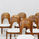 Vintage Danish dining chairs by Niels Koefoed solid teak, set of 10