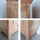 Parisian wardrobe from the early 20th century, 200 x 90 x 47, dowelled.