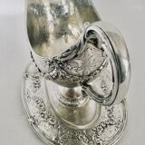 Saucière on solid silver tray