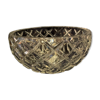 Salad bowl or fruit bowl in klein cut crystal in baccarat