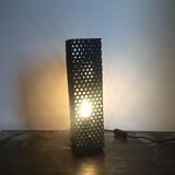 Matte black designer metal lamp
