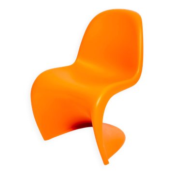 Vitra Verner Panton S Junior chair in orange plastic, 2009
