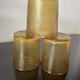 Set of 3 Henkel amber glasses