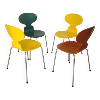 Chaises scandinave vintage design Arne Jacobsen pour Fritz Hansen modè