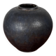Vase minimaliste de studio allemand du milieu du siècle par Gisela Meyer Kaufmann pour Eulen Töpferei, Worspwede, années 1960