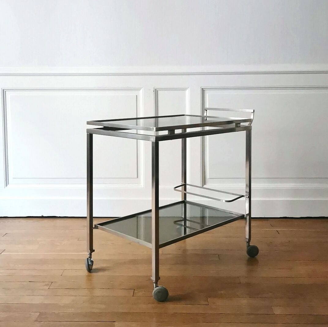 Desserte roulante de Guy Lefèvre, Maison Jansen, 1970
