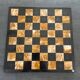 Mexican handcrafted chessboard. Made of stone. Mint condition. 40x40x1.4 cm. 6.5 kg.