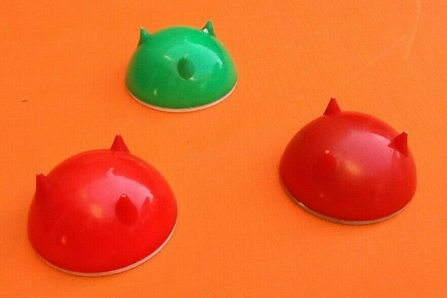 Lot of 3 vintage coquetiers shape "saucer" 60s