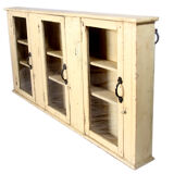 Burmese teak wall display case