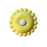 Applique Luna Small jaune vanille
