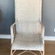 Fauteuil en osier années 40
