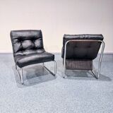 Une paire de fauteuils Pixi des années 1980 conçues par Gillis Lundgren pou