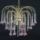 Meryl Streep, Pink Murano Flowers and Crystal Drops Chandelier, 1980s