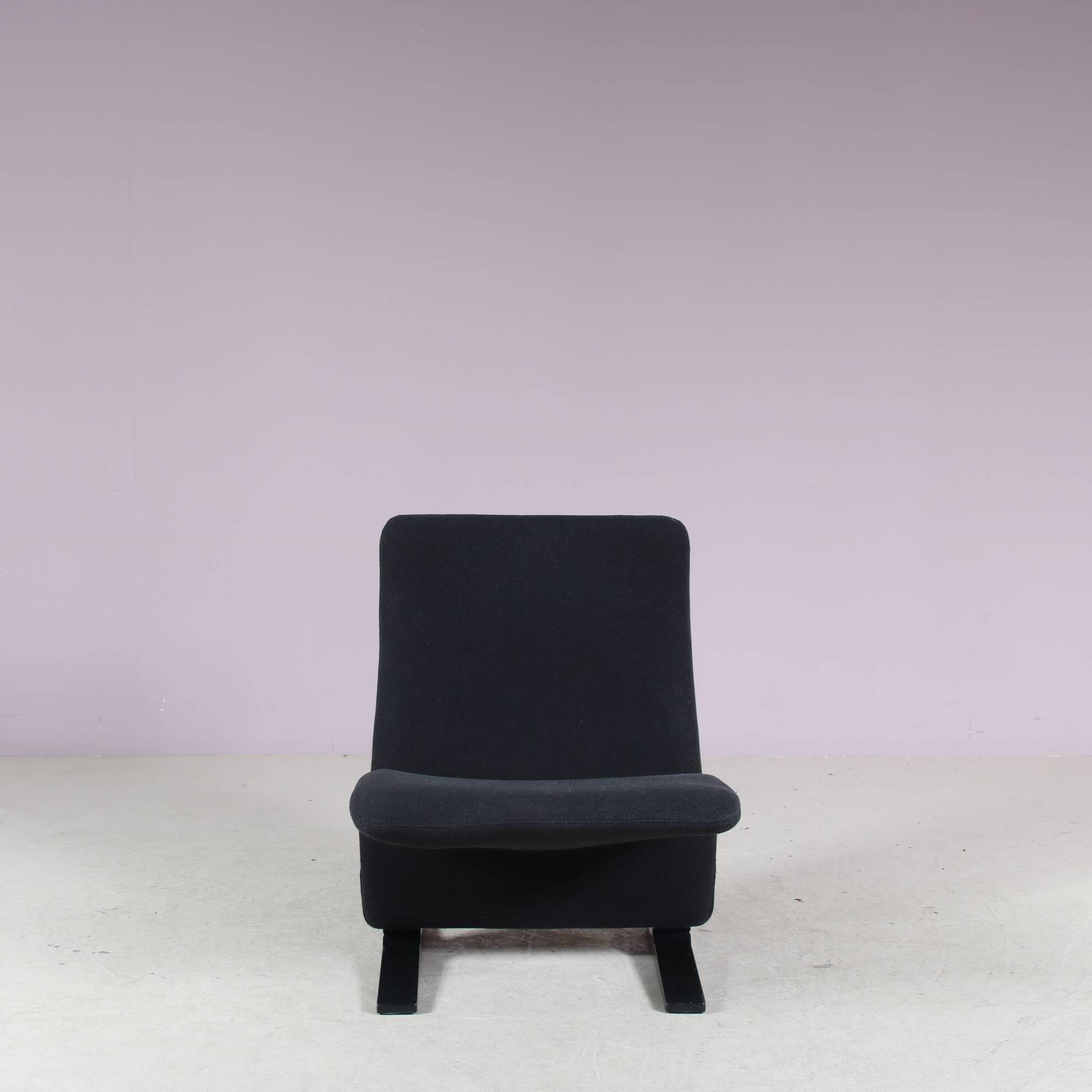 1970s “Concorde” Lowback chair by Pierre Paulin for Artifort, Netherlands