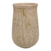Petit vase en belle glaçure beige. Danemark 1970-80.