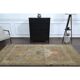 Vintage Turkish Oushak Handmade Wool Cotton Orange Runner Rug 129x290