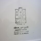 Pair of 2 oval ceramic dishes, Gien 60/70