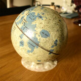 Globe "The Moon" Replogle Globes Inc. Chicago USA 1966