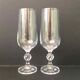 10 crystal champagne flutes