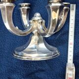 Pair of 4-flame candelabras