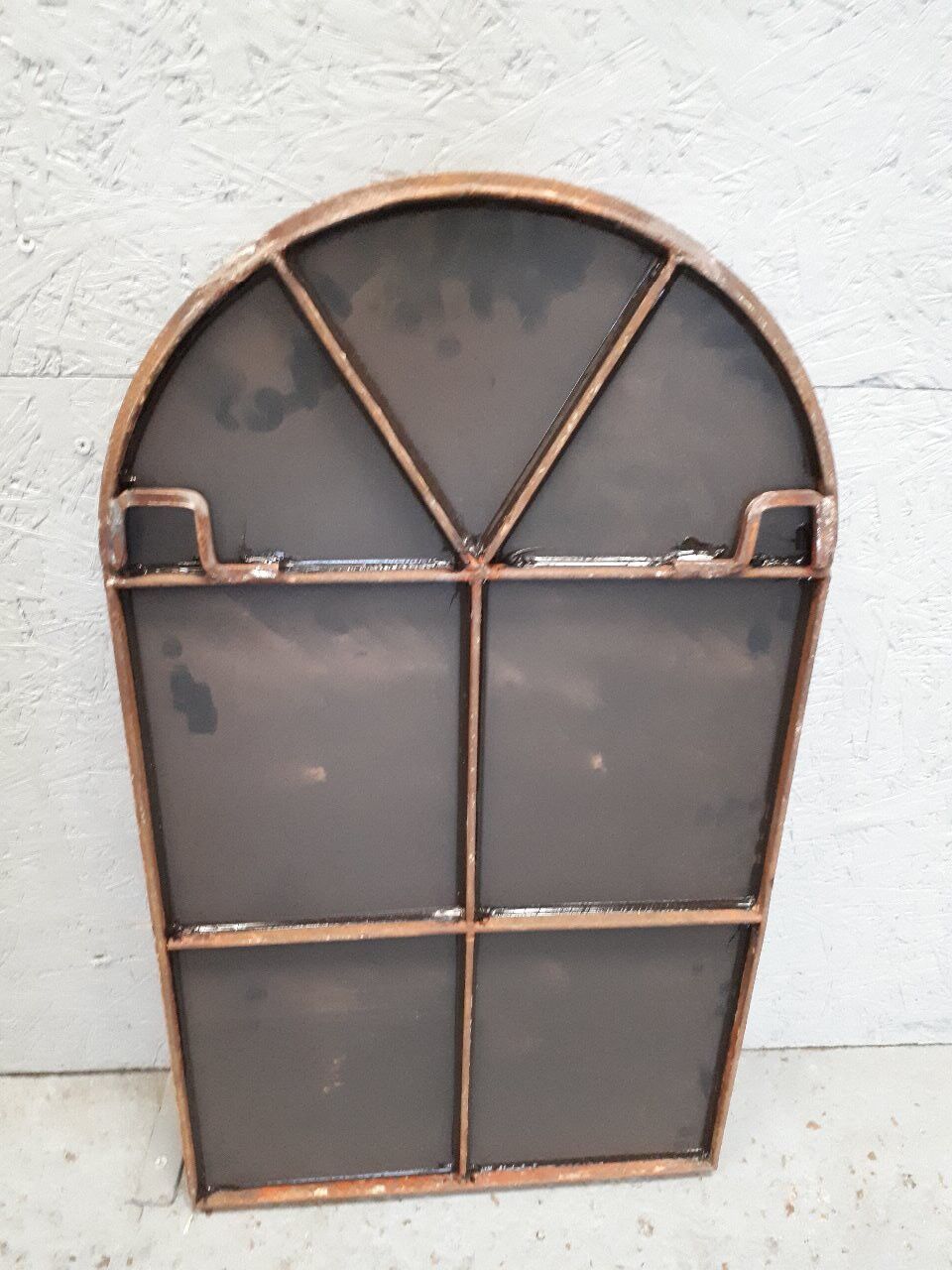 Miroir industriel imposte métallique 72x42cm