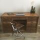 Wooden workshop counter