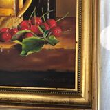 Huile sur toile nature morte Chapuzot 96