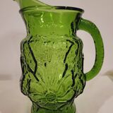 Carafe en verre gaufré Marguerite
