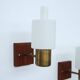 Set of two Jo Hammerborg Nordlys wall lamps, Danish design 1962