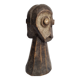 Tribal wooden sculpture, African ritual art, Kalunga Bembe head, 31 cm