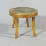 Caned foot stool, 1910 by Mundus, - FUßSCHEMEL
