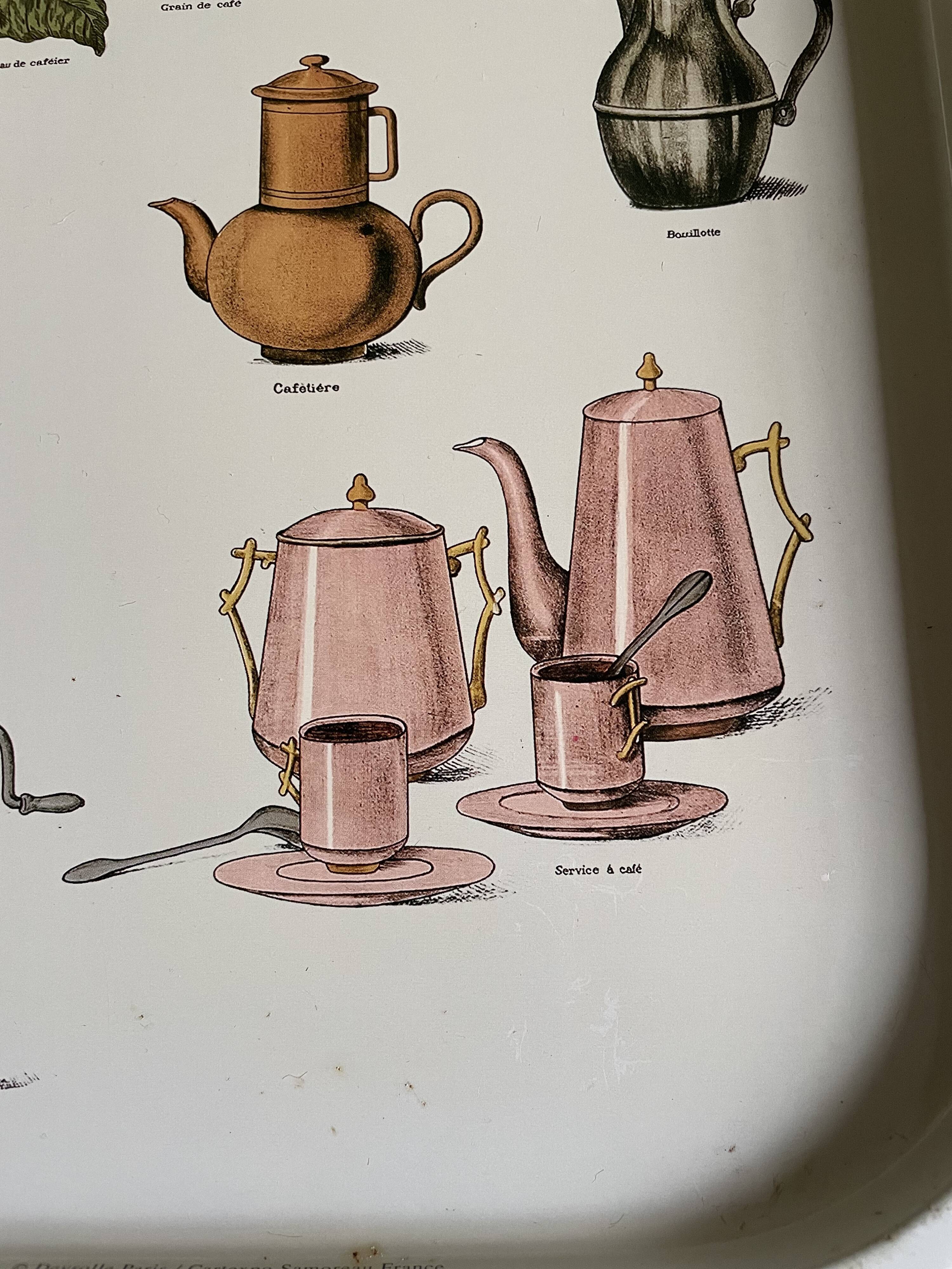 Vintage metal tray
