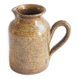 Stoneware pitcher signed Baudat