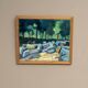 Original Swedish Oil On Canvas – “Landscape Composition” By Jarl Lindblad – Dated 1998 – Vintage & Framed – 43.5 × 51 Cm (17.1" × 20.1")