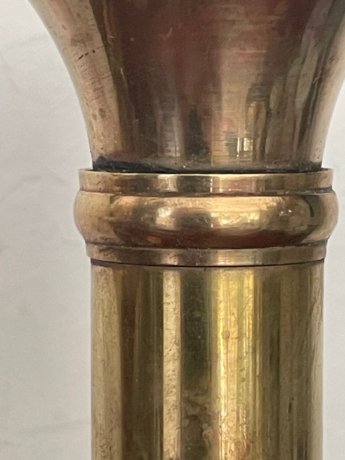 Pair of vintage brass candlesticks