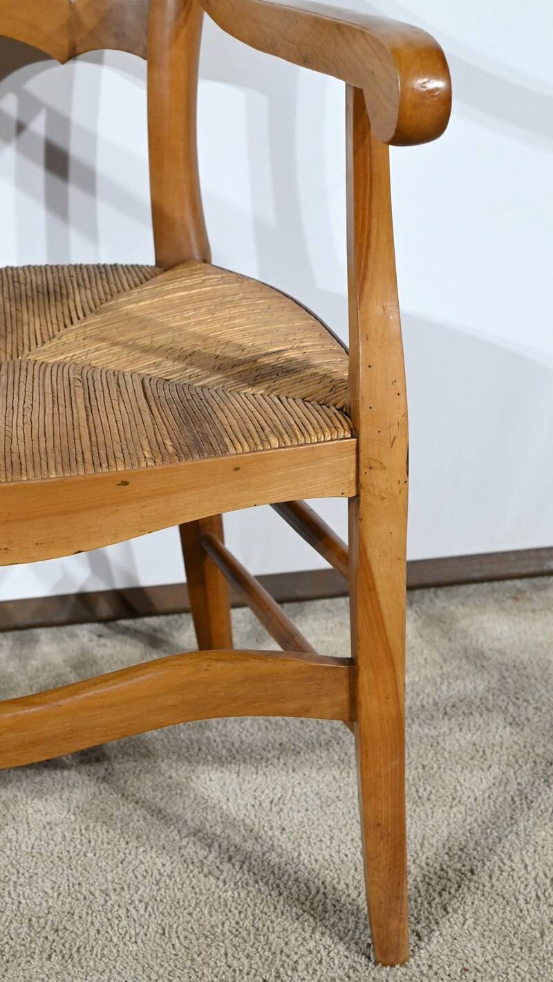 Grand-Mère Armchair in Cherrywood, Louis Philippe style – Late 19th century