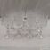 16 cut crystal wine glasses from Bohemia in very good condition.