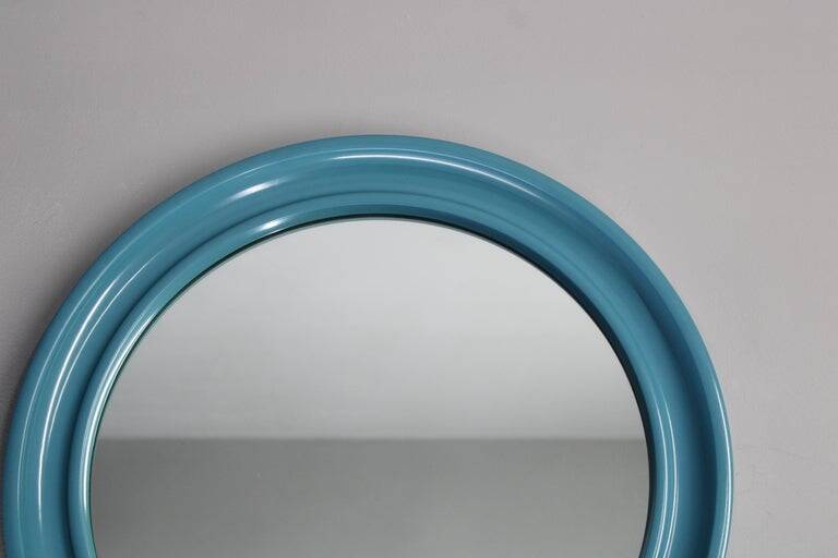 1970s Round Mirror, Italy